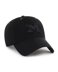 Carhartt x '47 Men's Black Michigan Wolverines Clean Up Adjustable Hat