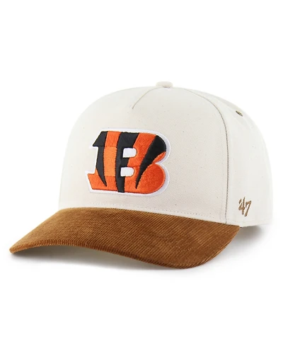 Carhartt x '47 Men's Natural/Brown Cincinnati Bengals Undyed Relaxed Hitch Adjustable Hat