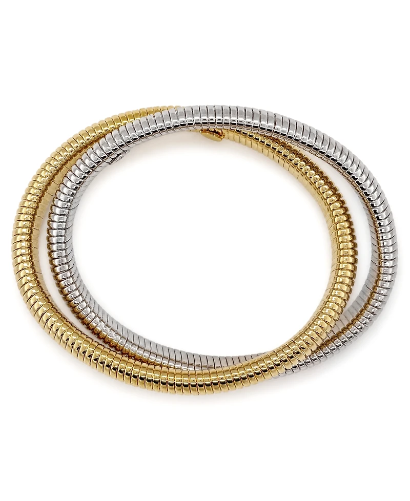 And Now This Interlocking Double Twisted Stretch Bracelet