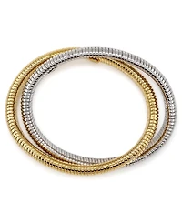 And Now This Interlocking Double Twisted Stretch Bracelet