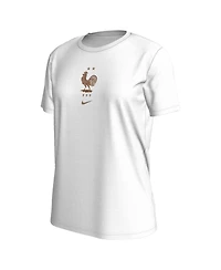 Nike Women's White France National Team Crest T-Shirt