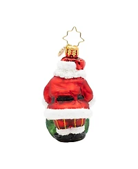 Christopher Radko 3" Santa's Yearly Gift Drop Gem Ornament