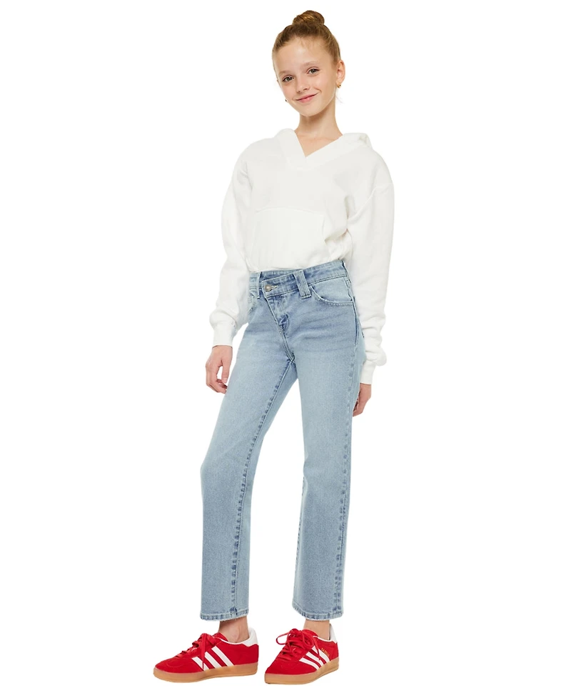 KanCan Big Girls Sav High Rise Straight Jeans