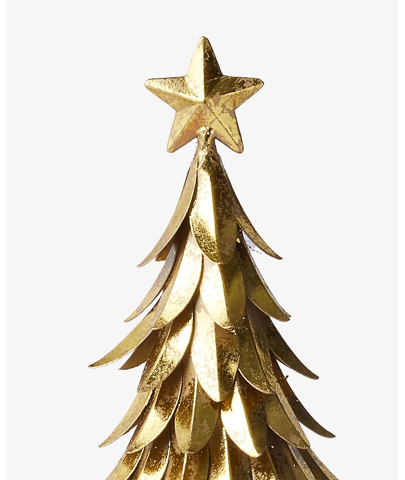 Holiday Lane Opulence Metal Gold Tree Shaped Stocking Holder, Macy's Exclusive
