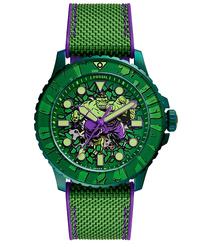 Fossil Men's Marvel x Fossil Limited-Edition Incredible Hulk Watch 45mm