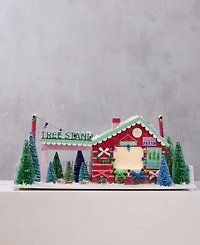 Holiday Lane Whimsy Led Paper Red Tree Stand House Decor, Macy's Exclusive