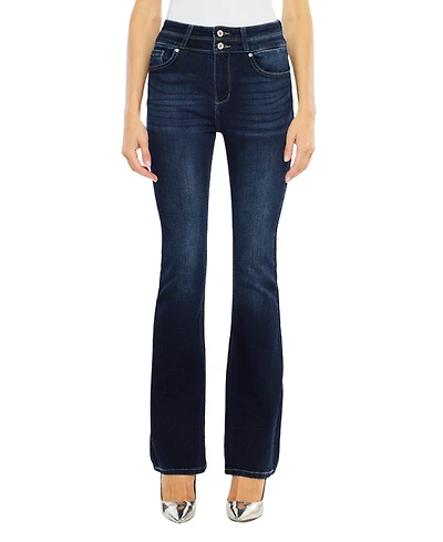 KanCan Women's Gisella High Rise Bootcut Jeans