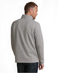 Lands' End Men's Bedford Rib Casual Quarter Zip Sweater