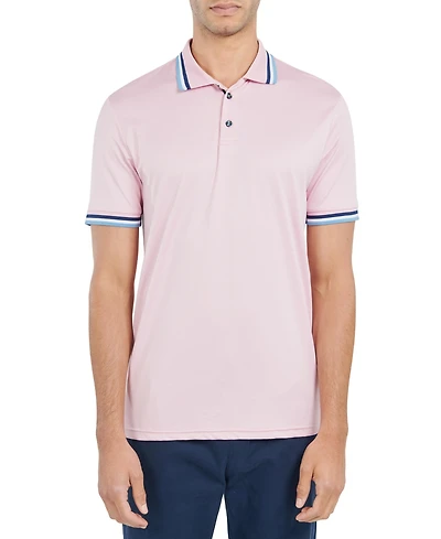 Society of Threads Men's Slim Fit Solid Polo