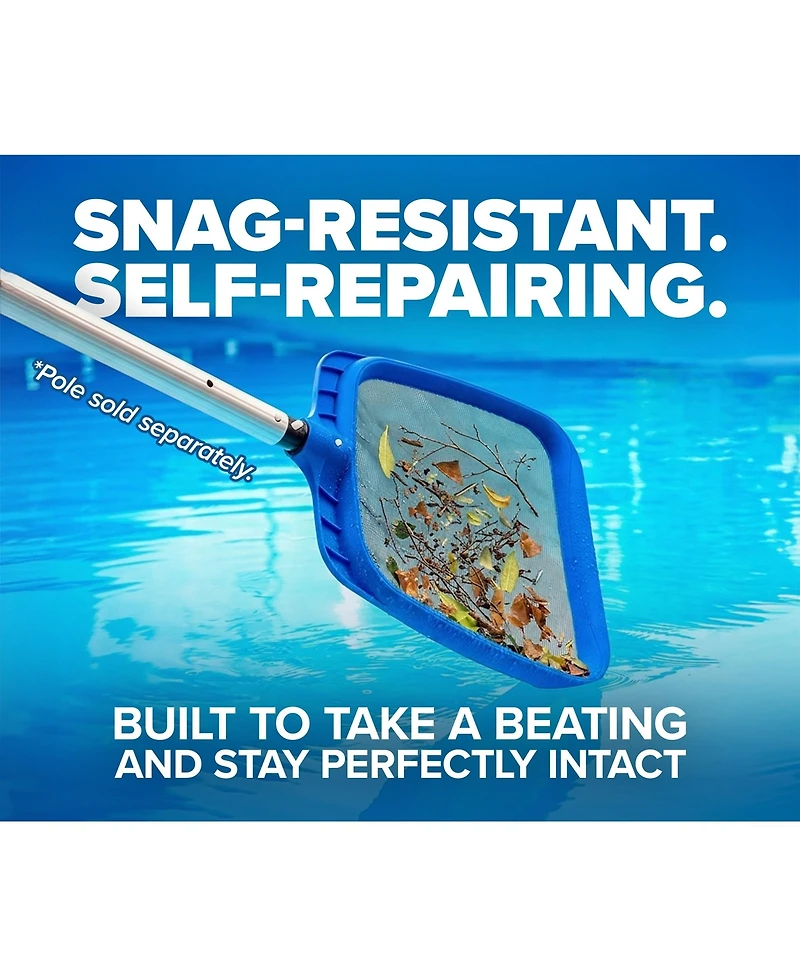 Xdovet Pool Leaf Skimmer Net Heavy Duty Self-Repairing Attachment