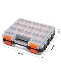 Xdovet Double Side Hardware Organizer Removable Dividers
