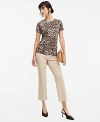 I.n.c. International Concepts Women's Printed Short-Sleeve Crew T-Shirt, Macy's Exclusive