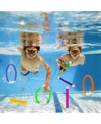 Gnuadz Underwater Diving Pool Toys Swim Rings Sticks Games