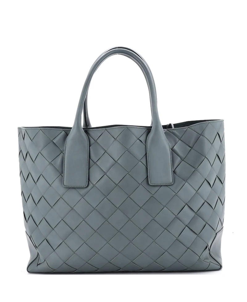 Pre-Owned Bottega Veneta Open Tote Maxi Intrecciato Leather