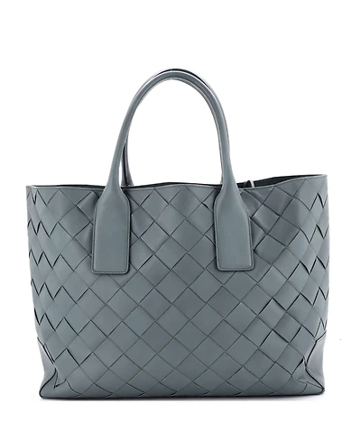 Pre-Owned Bottega Veneta Open Tote Maxi Intrecciato Leather