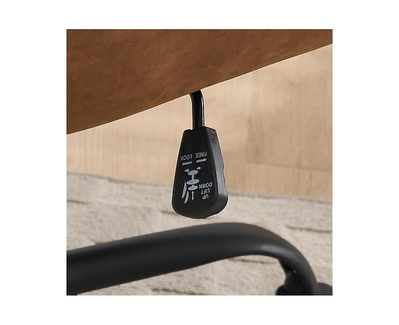 sumyeg Ergonomic Pu Leather Office Chair with High-Strength Metal Frame