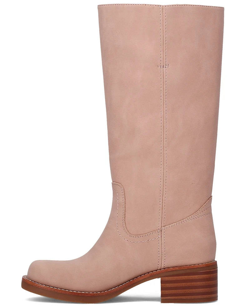 Frye and Co. Women's Miranda Wide Calf Stacked Heel Boots