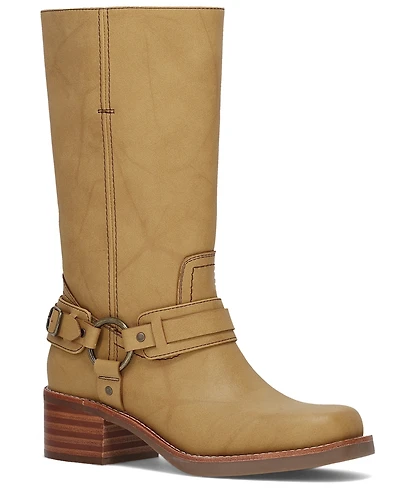 Frye and Co. Women's Miranda Harness Pull-On Mid Shaft Boots