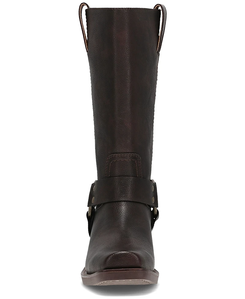Frye and Co. Women's Lorrie harness 12 Square Toe Tall Boots