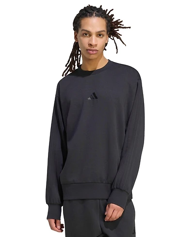 adidas Men's 3-Stripes Fleece Sweatshirt