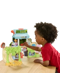 Bluey Ice Cream Adventure Playset Interactive Pretend Play Track Set with SmartPoint Sounds & Ice Cream Truck, Ages 1.5+
