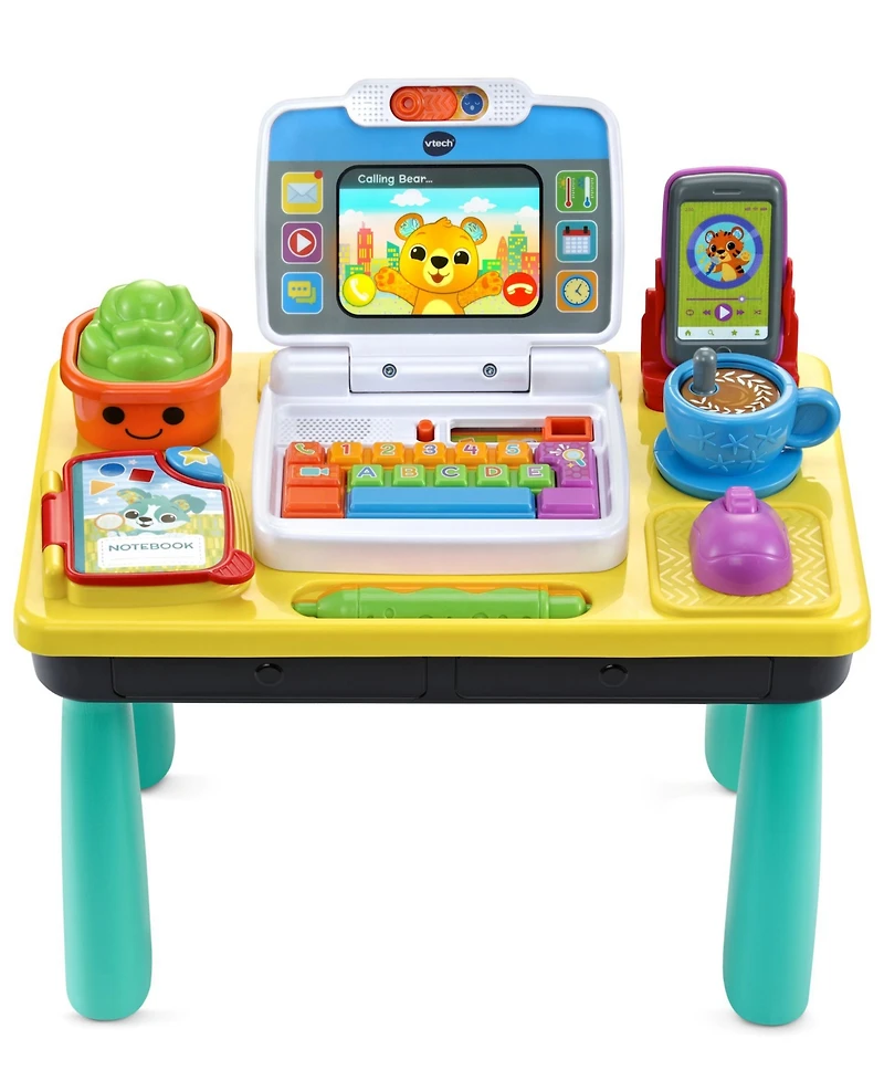 VTech Little Ceo Learning Desk Interactive Role-Play Learning Toy with Letters, Numbers & Music, Ages 9–36 Months