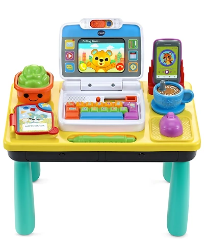 VTech Little Ceo Learning Desk Interactive Role-Play Learning Toy with Letters, Numbers & Music, Ages 9–36 Months