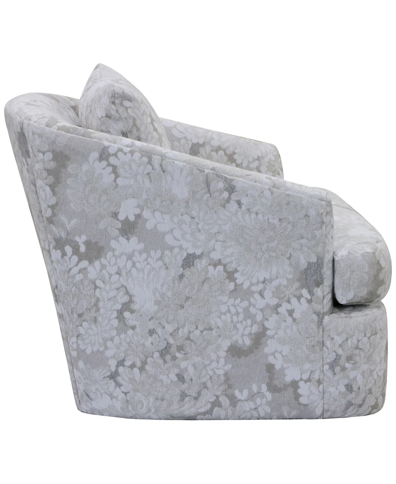 Harlan Fabric Swivel Chair, Macy's Exclusive