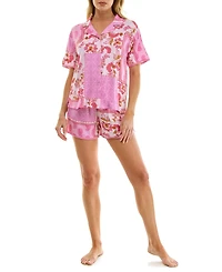 Roudelain Women's Pasha Paisley Patchwork Top & Shorts, 2-Piece Set