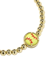 Kendra Scott 14k Gold-Plated Softball Stretch Bracelet