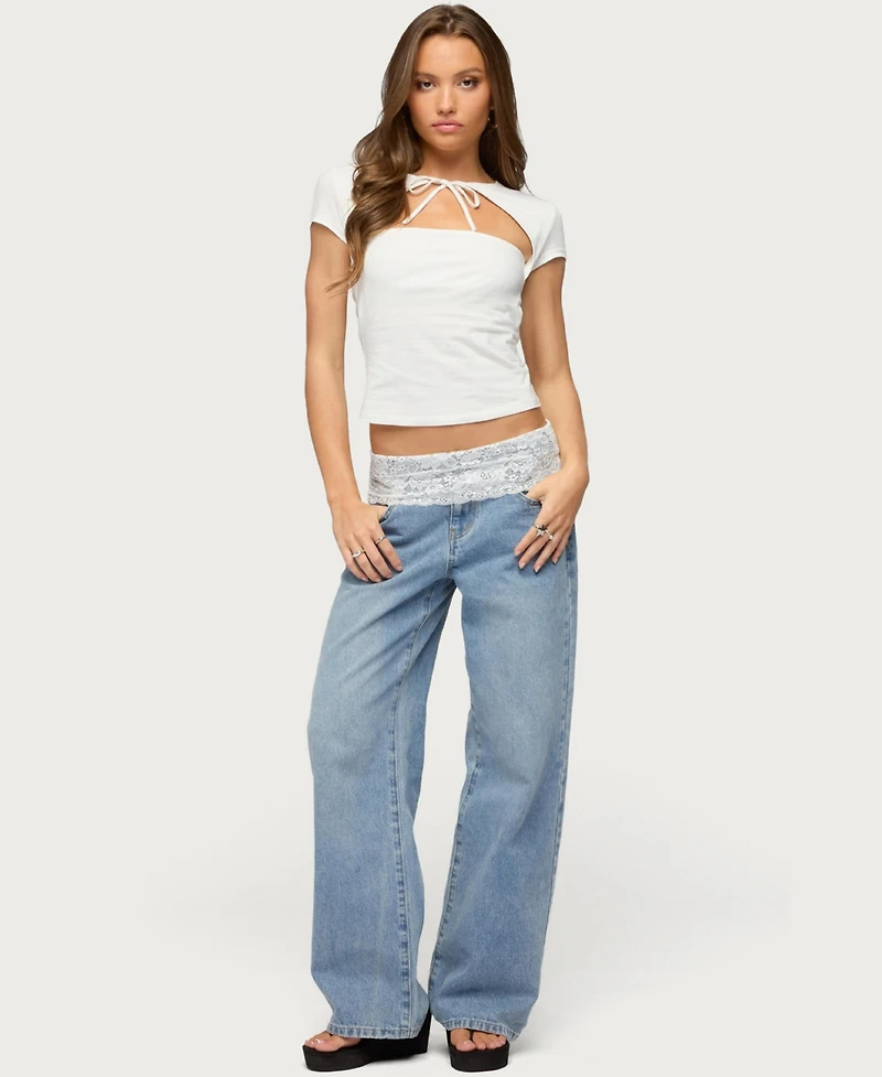 Edikted Women's Meridia Cutout Top