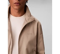 Calvin Klein Men's Lightweight Windbreaker Stand Collar Jacket