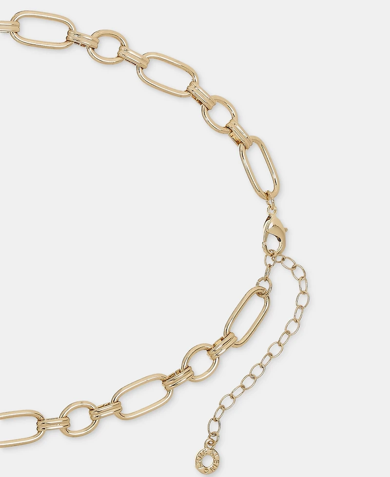 Anne Klein Imitation Pearl Shaky Charm Statement Necklace, 16" + 3" extender
