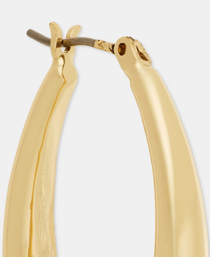 Anne Klein Puffy Arch Hoop Earrings