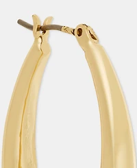 Anne Klein Puffy Arch Hoop Earrings