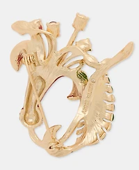 Anne Klein Crystal Lily Flower Pin