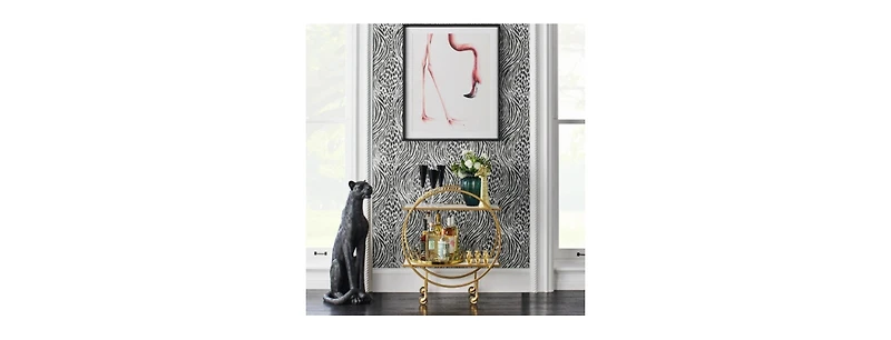 Z Gallerie Big Cat Statues Black Home Decor Modem Style Figurine Decorative Omaments