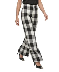 Lily and Lionel London Women's Zena Flared Check Trouser