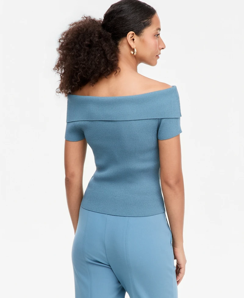 I.n.c. International Concepts Women's Off-The-Shoulder Sweater, Macy's Exclusive