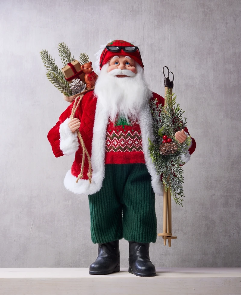Holiday Lane Heritage Standing Santa, Macy's Exclusive