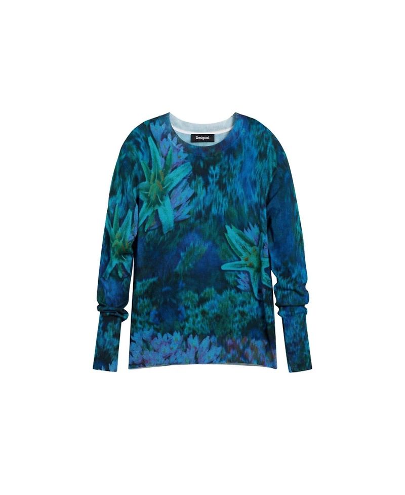 Desigual Women's Fine Garden Flowers Sweater