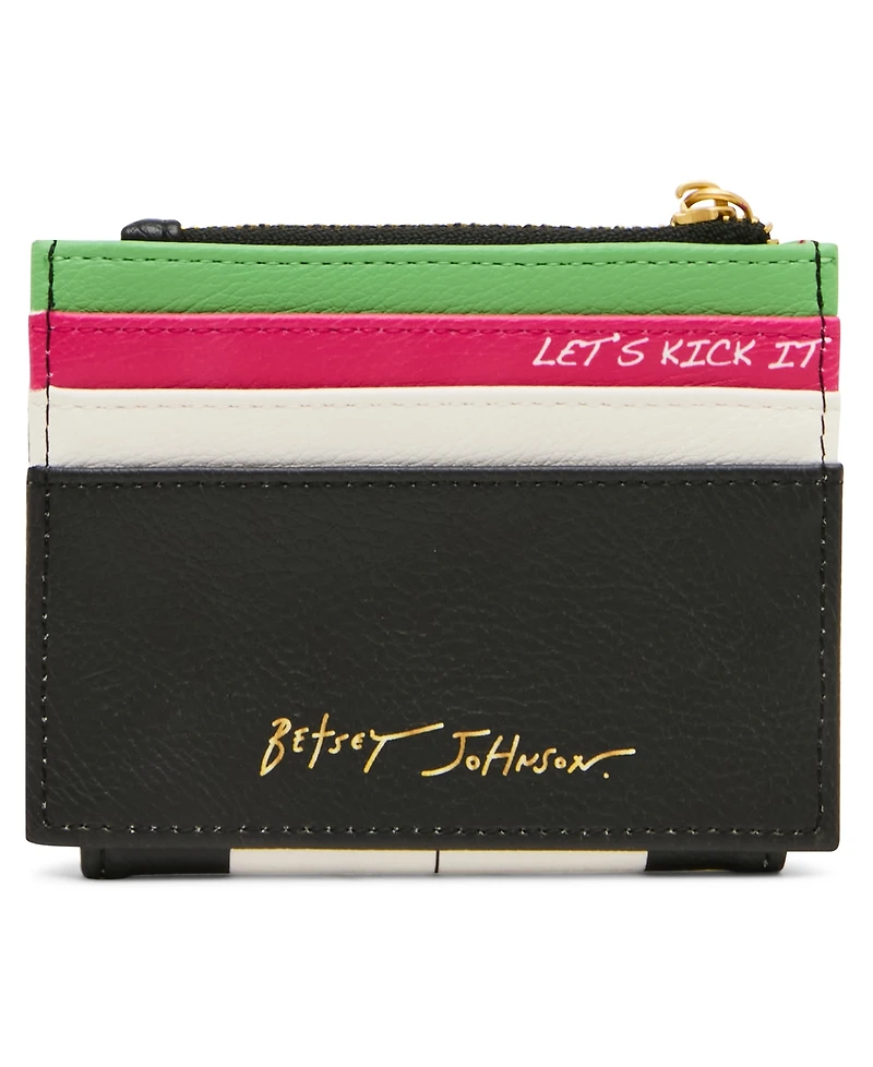 Betsey Johnson Goal Getter Snap Wallet