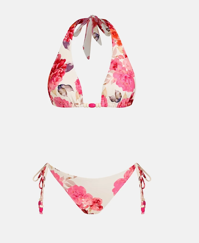 Cupshe Women's Seen at Sunset Floral Bikini Set