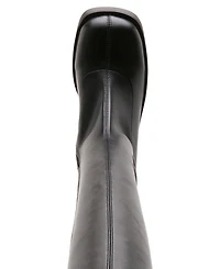 Madden Girl Women's Spy Stretch Knee High Block Heel Boots