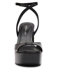Madden Girl Women's Kiss Two Piece Block Heel Platform Dress Sandals