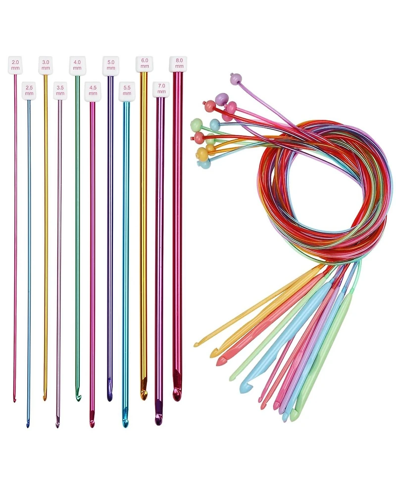 Aeelike Tunisian Crochet Hook Set with Cable