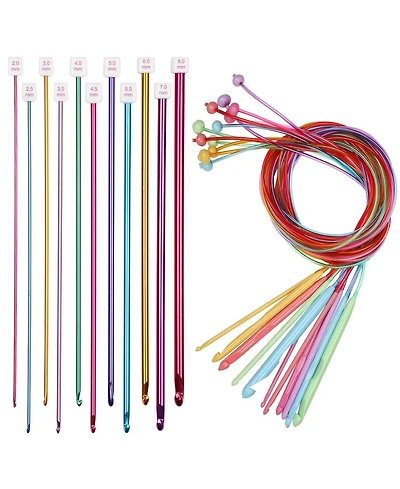 Aeelike Tunisian Crochet Hook Set with Cable