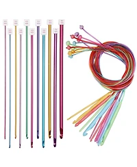 Aeelike Tunisian Crochet Hook Set with Cable