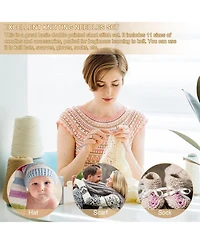 Aeelike 55-Piece Double Pointed Knitting Needles Set - Short Knitting Needles for Beginners