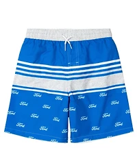 Ford Motor Company Boys Swimwear 2-Piece Rash Guard and Trunks Set